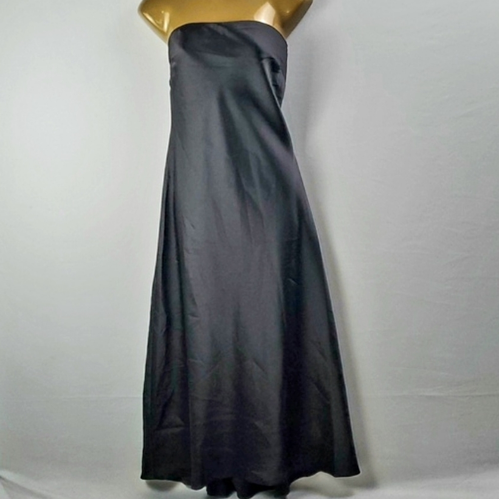 Express Elegant Whimsygoth Satin Strapless Midi Slip Dress Sz L - NWT